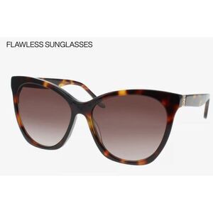 BCBGmaxazria Brown Flawless Tortoise Sunglasses Cat Eye